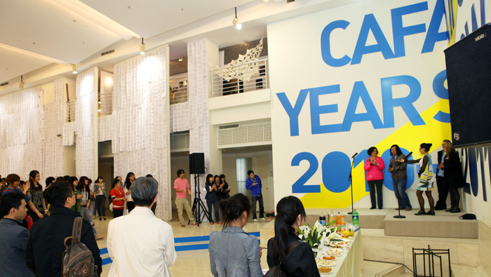 2010-2011年度国际预科项目毕业展览开幕仪式
